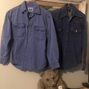 Dockers & Champion Western Shirts size 12-14 Jr